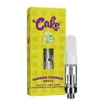 Cake Delta 8 940mg Vape Cartridge - Banana Cookies Indica