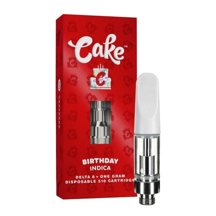 Cake Delta 8 940mg Vape Cartridge - Birthday Indica